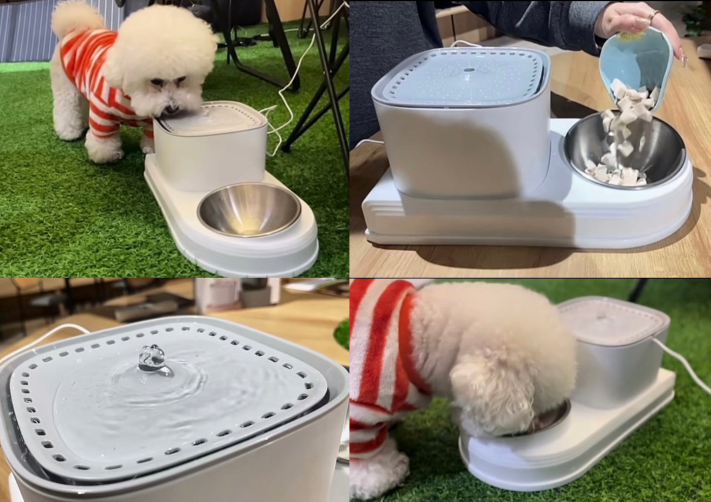 Pet Hydrate Pro - Water Fountain & Food Bowl